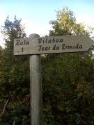 Indicador de ruta Vilaboa. A Veiga, Orense